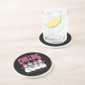 患者と冷たくNICUクールクリスマス コースター (側面)