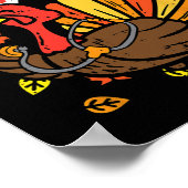 患者に感謝トルコナース感謝祭Fa ポスター (角)