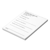 患者のための医療機関受診控え（診断書） ノートパッド (回転)