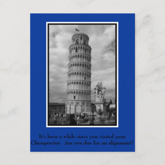 患者の再有効化のためのカイロプラクティックはがき ポストカード