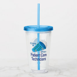 患者の技術者に声を上げ気にる アクリルタンブラー