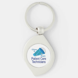 患者の技術者に声を上げ気にる キーホルダー
