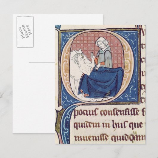 患者の検査 ポストカード (正面/裏面)