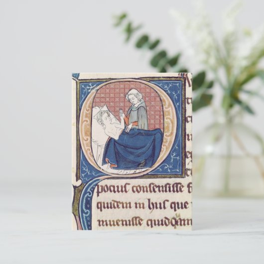 患者の検査 ポストカード (スタンド正面)