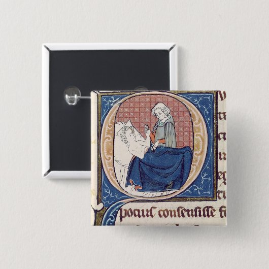 患者の検査 缶バッジ (正面&裏面)