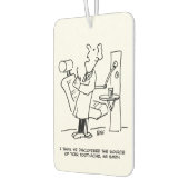 患者の漫画を治療する歯科医 カーエアーフレッシュナー (左)