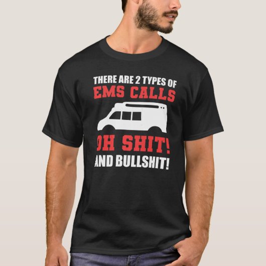 患者または医師を呼び出す Tシャツ (正面)