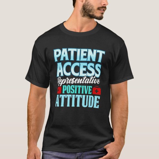 患者アクセス担当者のフロントエンドナース Tシャツ (正面)