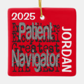 患者ナビゲーター超並外カスタム セラミックオーナメント (正面)