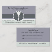 患者健康アポイントメント医師室 予約カード (正面/裏面)