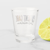 患者気に技術者のPCTギフト ショットグラス (裏面)