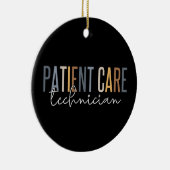 患者気に技術者のPCTギフト セラミックオーナメント (右)