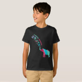 患者障害バタフライゾウ Tシャツ (正面フル)