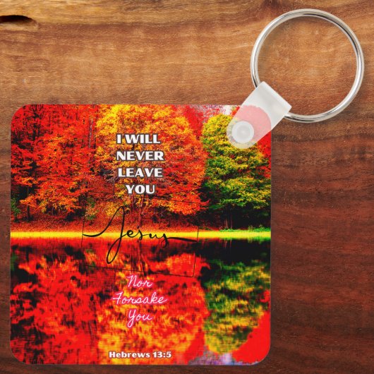 悦び祈与え感謝してい笑う キーホルダー (裏面)