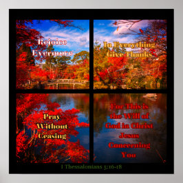 悦び祈与え感謝してい笑う ポスター