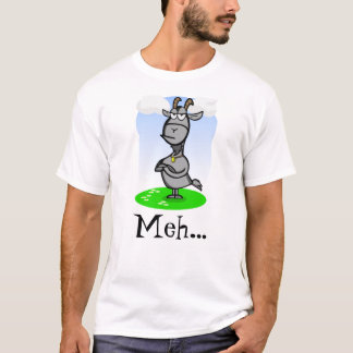 悩まされた古いヤギのmeh tシャツ