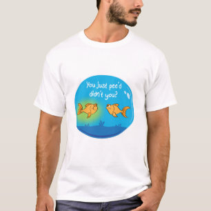 悩まされた金魚 Tシャツ
