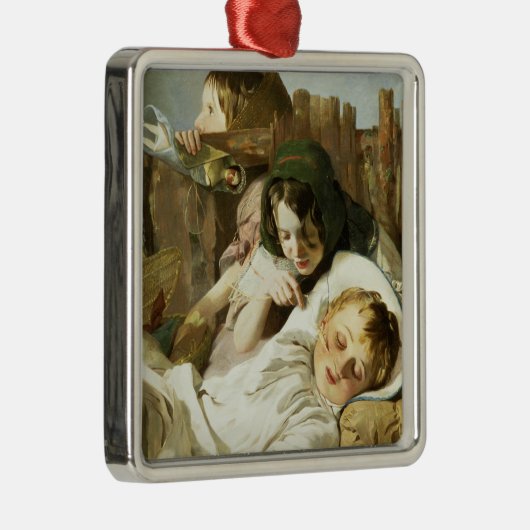 悩ま メタルオーナメント (右)