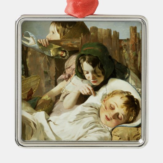 悩ま メタルオーナメント (正面)