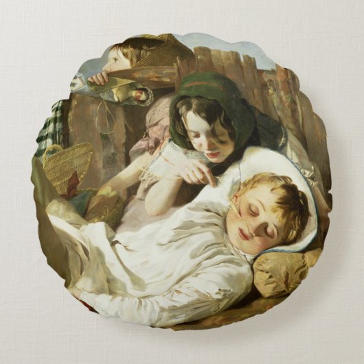 悩ま ラウンドクッション (正面)