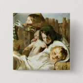 悩ま 缶バッジ (正面)