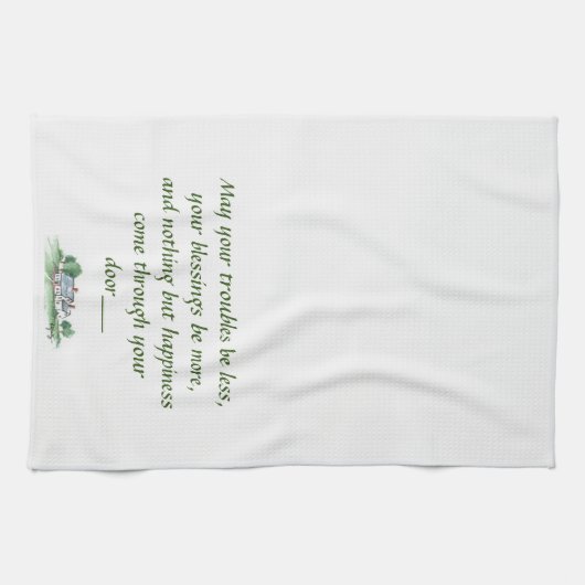 「悩みがすべて減るかもしれない」ハウスのスケッチ キッチンタオル (横)