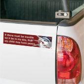 悩みがなければ(Paine)ならなければ バンパーステッカー (トラック上)