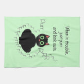 悩みで時 キッチンタオル (横)