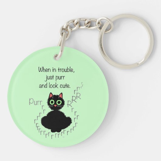 悩みで時 キーホルダー (裏面)