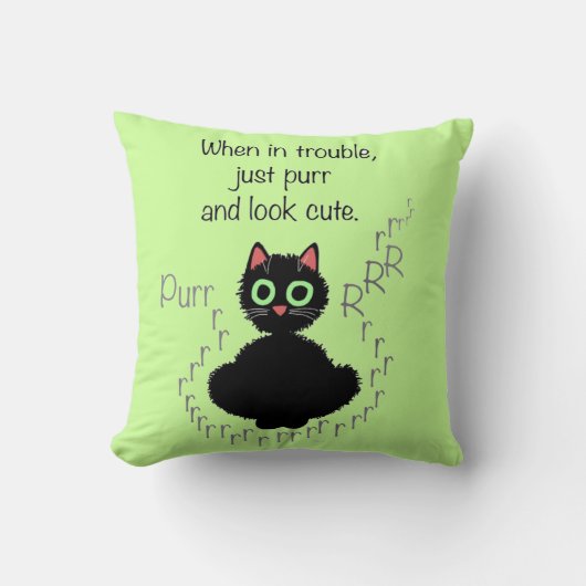 悩みで時 クッション (正面)