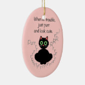 悩みで時 セラミックオーナメント (右)