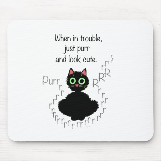 悩みで時 マウスパッド (正面)