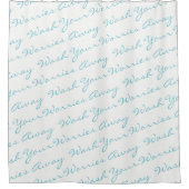 悩みのシャワー遠くにカーテンを洗う シャワーカーテン (正面)