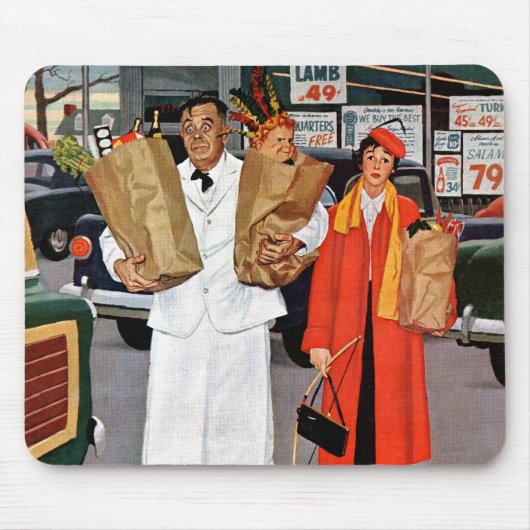 悩みの十分の袋 マウスパッド (正面)