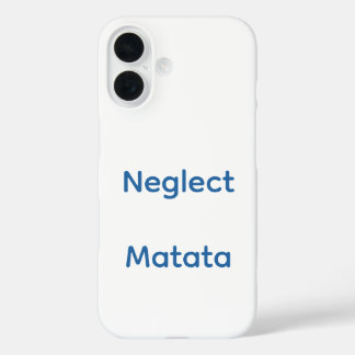 悩みは無視せよ、という意味のマタタを無視する iPhone 16ケース