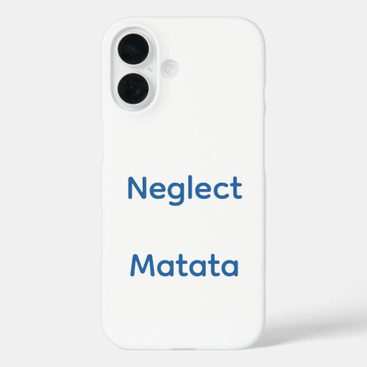 悩みは無視せよ、という意味のマタタを無視する Case-Mate iPhoneケース (裏面)