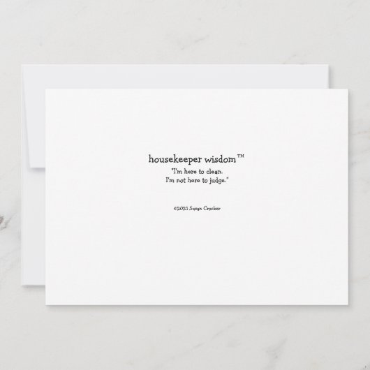 悩みを捨てる2番目のデザイン – 対処カード 招待状 (裏面)