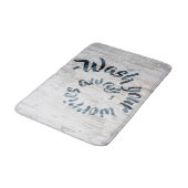 悩みを洗うボホ遠くに素朴ー バスマット (アングル)