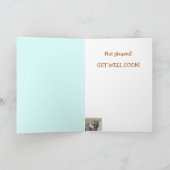 悩み悩む心配な猫が元気になる カード (内部)