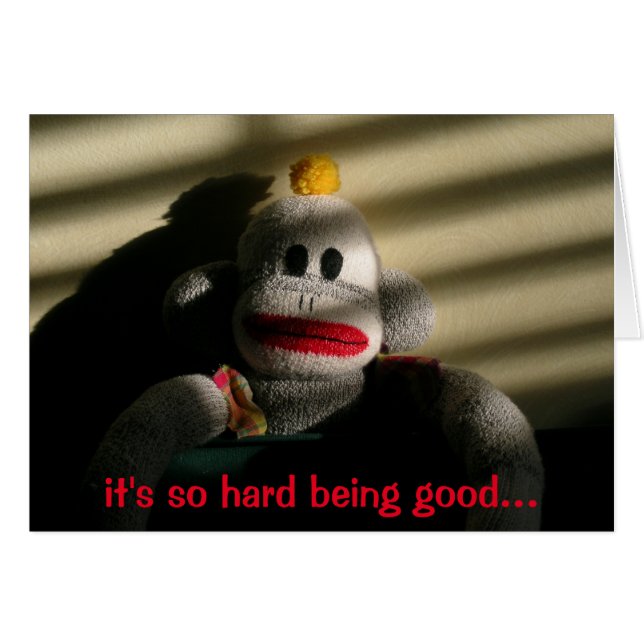 悩み猿のブランク (正面横)