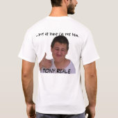 悩むこと Tシャツ (裏面)