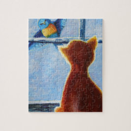 悩む鳥 ジグソーパズル