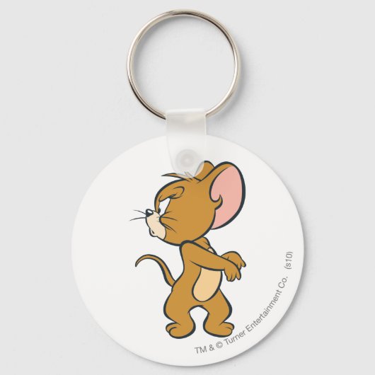 悩んで振り返るジェリー キーホルダー (正面)