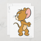 悩んで振り返るジェリー ポストカード (正面/裏面)