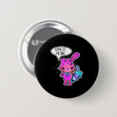 悪いうさぎが来る兄貴 Easter Bunny Meme Rabbit 缶バッジ (正面&裏面)