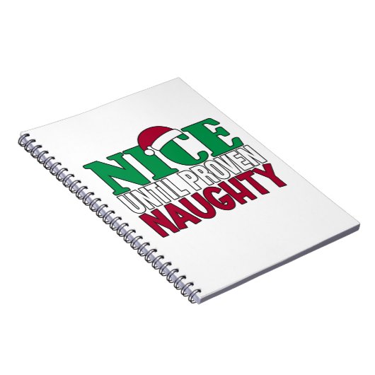 悪いおもしろいクリスマスのジョークが証明されるまで良い ノートブック (右側)