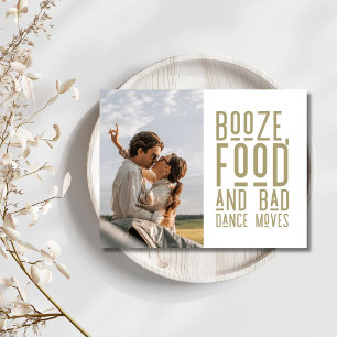 悪いおもしろいダンス移動フォトウェディング日付を保存 案内ポストカード