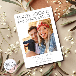 悪いおもしろいダンス移動フォトウェディング日付を保存 案内状