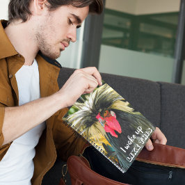 悪いおもしろいヘアチキンフォトミーム ノートブック