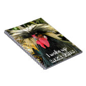 悪いおもしろいヘアチキンフォトミーム ノートブック (右側)